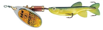 LINGURITA ROTATIVA DAM MINNOW SPINNER NR.2 5G SINKING YELLOW / BLACK