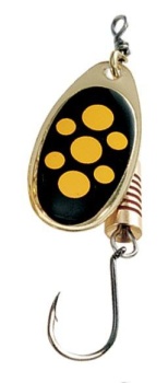 LINGURITA ROTATIVA DAM SINGLEHOOK SPINNER NR.2 4G SINKING BLACKY