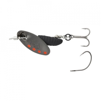 LINGURITA ROTATIVA SAVAGE GEAR SPINNER GRUB NR.0 2.2G SINKING BLACK RED BLACK - Img 2
