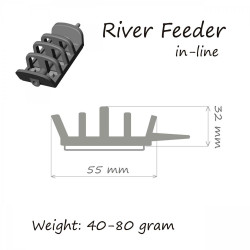 MOMITOR METHOD FEEDER ORANGE RIVER DF1140 40GR BULK