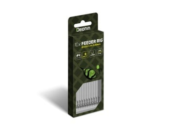 MONTURA DELPHIN BRAIDED STING FEEDER RIG / 10BUC 8CM / 0.14MM / TURNER #8 - Img 5
