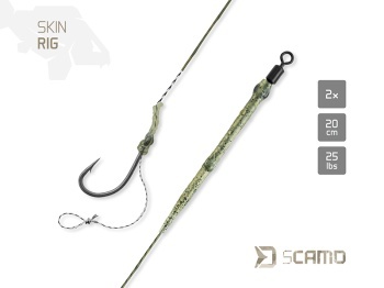 MONTURA DELPHIN SCAMO SKIN RIG / 2 BUC 20CM / 25LBS / #2 - Img 2