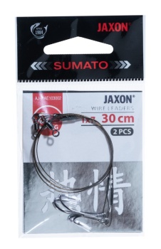 MONTURA JAXON STRUNA SUMATO 1X7 30CM CU ANCORA DUBLA NR 1/0 2/PLIC - Img 2