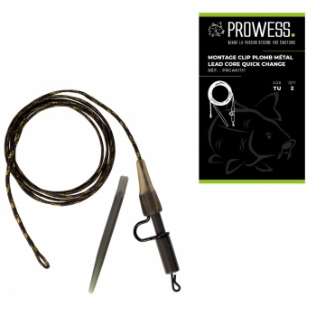 MONTURA PROWESS CLIP PLUMB METAL LEADCORE AGRAFA QUICK CHANGE 2 BUC - Img 2