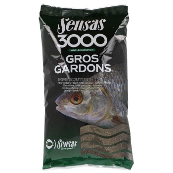 NADA SENSAS 3000 GROS GARDONS FINE TEXTURE BLACK 1KG