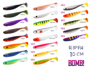 NALUCA SOFT BOMB RIPPA / 5BUC 10CM / BOOTY
