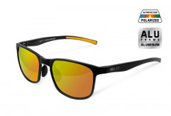 OCHELARI DE SOARE POLARIZATI DELPHIN SG BLACK LENTILE PORTOCALII