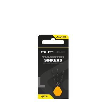OPRITOARE TUNGSTEN AVID CARP OUTLINE TUNGSTEN SINKERS - MARE 9BUC