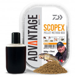 PELETE DAIWA ADVANTAGE METHOD BOX + BOOSTER SCOPEX 500G