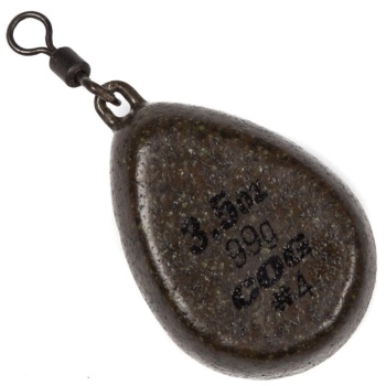 PLUMB KORDA FLAD LEAD PEAR 100G