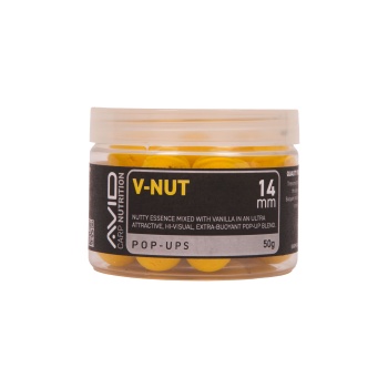 POP-UP AVID CARP V-NUT 14MM YELLOW