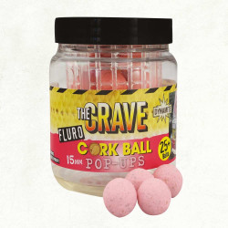 POP UP DYNAMITE BAITS THE CRAVE FLURO PINK CORKBALL POP-UPS 15MM