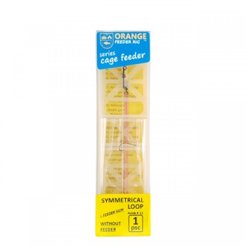 RIG FEEDER ORANGE FR0098 SYMMETRICAL LOOP CU FEEDER GUM 10LB CARLIG NO.12 - Img 2