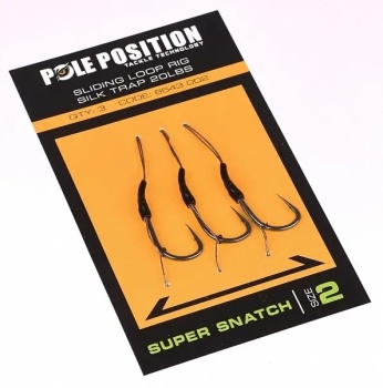 RIG GAMAKATSU POLE POSITION SLIDING LOOP RING SUPER SNATCH NR.6/5CM 3BUC/PL