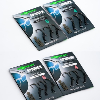 RIG KORDA SPINNER SECTIONS KURV BARBLESS NR.4 3BUC / PL - Img 2