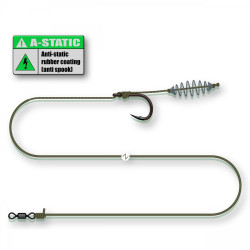 RIG SOMN MADCAT PELLET PASTE RIG NO.3/0 1.35MM 70CM A-STATIC SINKING