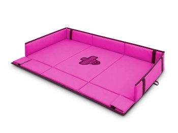 SALTEA DE PRIMIRE CU LATERALE DELPHIN DUOMAT QUEEN WOW 90X40X10 CM - Img 2