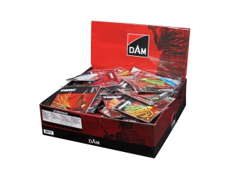 SET 60 LINGURITE ROTATIVE DAM ASSORTED LURE BOX SPINNERBAIT 60PCS