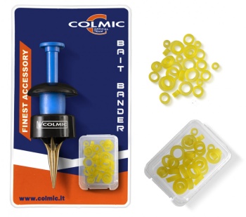 SET COLMIC BAIT BANDER + 30 INELE SILICON BAIT BAND MIX 4-6-8mm