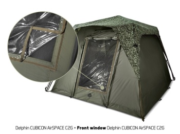 SET CORT DELPHIN CUBICON 270X270X190CM + FEREASTRA PVC TRANSPARENTA