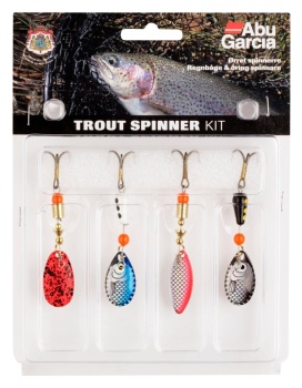 SET LINGURITE OSCILANTE ABU GARCIA TROUT - KIT SPOON IN 4-PACK