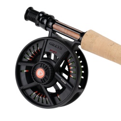 SET PESCUIT LA MUSCA GREYS FIN ROD. REEL & LINE COMBO 2.72M 5LINE 4PC/ 5/6 Reel / WF 5F Line