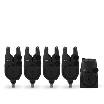 SET SENZORI PESCUIT AVID CARP VTX 4+1 BITE ALARM SET