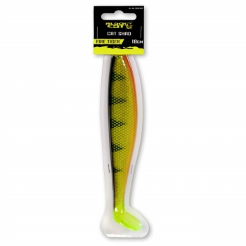 SHAD BLACK CAT 18CM CAT FIRE TIGER