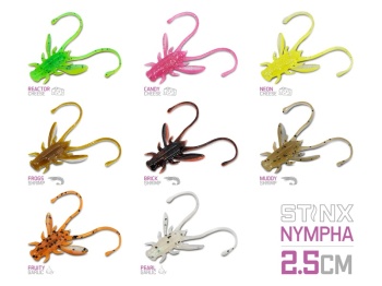 SHAD DELPHIN B! STINX NYMPHA / 20BUC 2.5CM / REACTOR