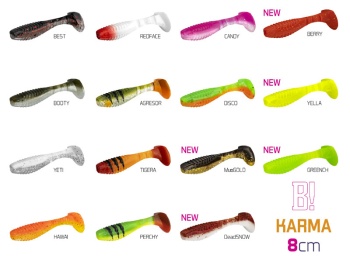 SHAD DELPHIN KARMA UVS / 5BUC 8CM / MUDGOLD