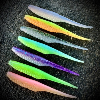 SHAD DUO REALIS VERSA PINTAIL 3 7.6CM F082 GREEN PUMPKIN CHARTREUSE 10BUC/PLIC - Img 3