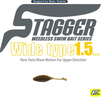 SHAD HIDE UP STAGGER WIDE 1.5 SALT 3.8CM S-08 GLOW PINK 8BUC/PLIC - Img 2