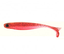 SHAD MUSTAD MEZASHI TAIL MINNOW 7.6CM TRANSPARENT RED 6BUC / PL