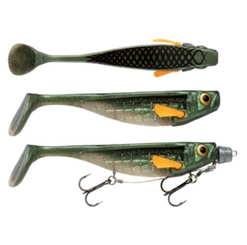 SHAD STORM R.I.P. T-BONE + MONTURA 2 ANCORE NR.2/0, CULOARE OHE, 18CM, 59G