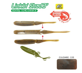 SHAD TIEMCO LINKIN SHAD 4 10CM CULOARE 133 9BUC/PLIC