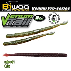 SHAD VENUM TAIL 4 10CM 01 COLA 10BUC/PLIC