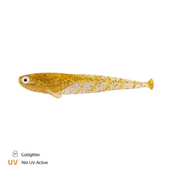 SHAD ZECK QUAPPIE GOLDGLITTER 3BUC/PAC 12CM 7.3GR