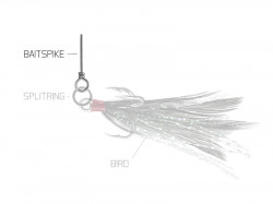 SPIN NALUCI DELPHIN BAIT SPIKE L / 30MM / 10 BUC