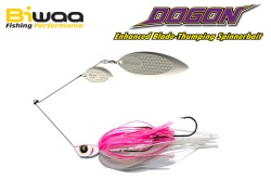 SPINNERBAIT BIWAA DOGON 3/4OZ 21GR 06 PINK ICE-SILVER BLADES