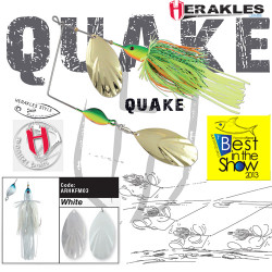 SPINNERBAIT HERAKLES QUAKE 1 1/2oz 42gr White