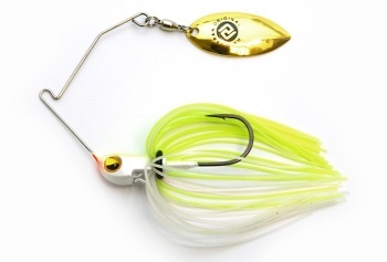SPINNERBAIT RAID LEVEL SPIN PINO SINGLE WILLOW 7gr 08 Chart Back Pearl