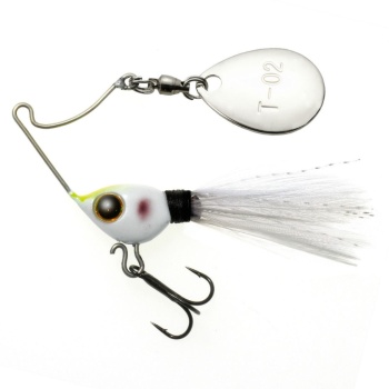 SPINNERBAIT TIEMCO NECROMANCER 6.5GR 45MM 10 CHRISTAL WHITE