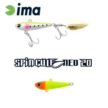 SPINNERTAIL IMA SPIN GULF NEO 20 44MM 20GR 112 MATT ORANGE HEAD CHART
