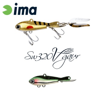 SPINNERTAIL IMA SW320V GAUR 73MM 32GR 002 VIRIDIAN SARDINE