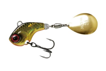 SPINNERTAIL JACKALL DERACOUP 1OZ HL GOLD&BLACK