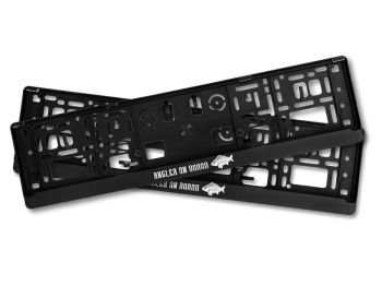 SUPORT NUMAR AUTO 3D DELPHIN ANGLER ON BOARD / 2 BUC