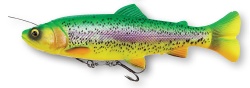 SWIMBAIT SAVAGE GEAR 4D LINE THRU PULSETAIL TROUT 16CM / 51G FIRETROUT