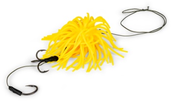 TEASER BLACK CAT REAL WORM TEASER 120G YELLOW EVO - Img 2