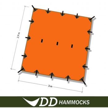 TENDA 3 X 2.9M SUPERLIGHT SUNSET ORANGE DD HAMMOCKS - Img 2