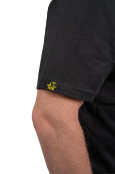 TRICOU BLACK CAT LOGO BLACK T-SHIRT XXXL - Img 3